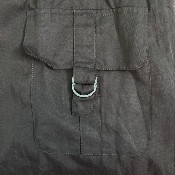 Carolina Belle Montreal Waterfall Open Front Draped Mixed Media Jacket (Size 1X) - Picture 7 of 13